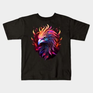 Flouirescent Eagle Kids T-Shirt